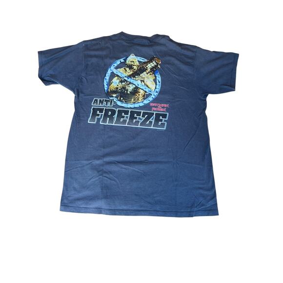 DC Other - Vintage 1997 DC Comics RARE Anti- Freeze Batman Men's T-Shirt Navy Blue Size XL